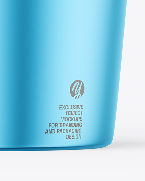 Metallized Ice Cream Cup Mockup