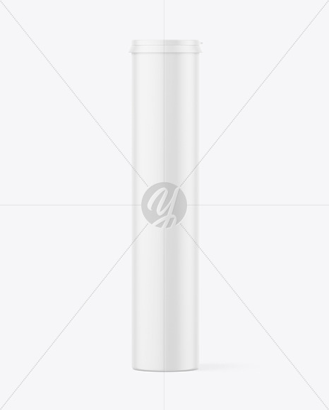 Matte Tablet Tube Mockup