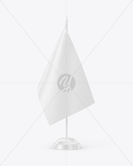 Desk Flag Mockup