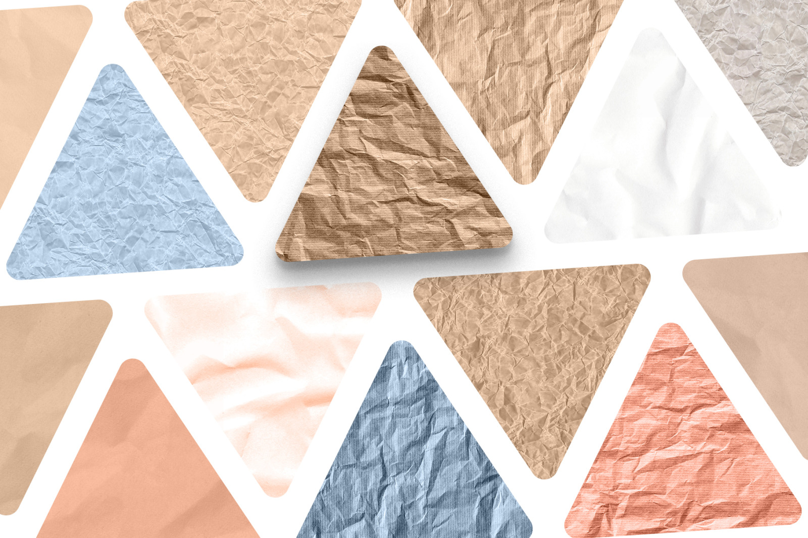 43 Seamless Crumpled Paper Texture Pack