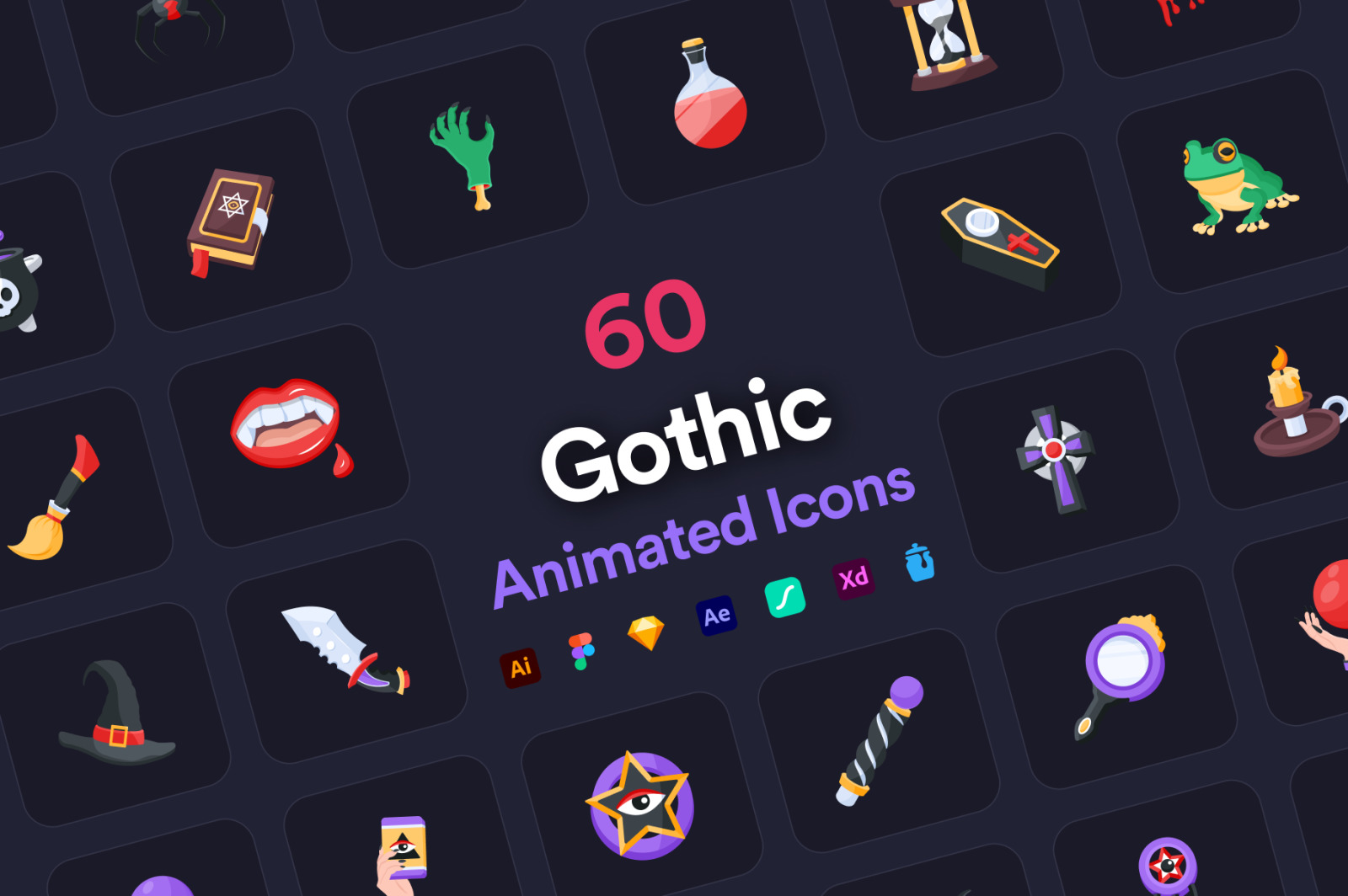 Gothic Animated Icons Gothic Animated Icons