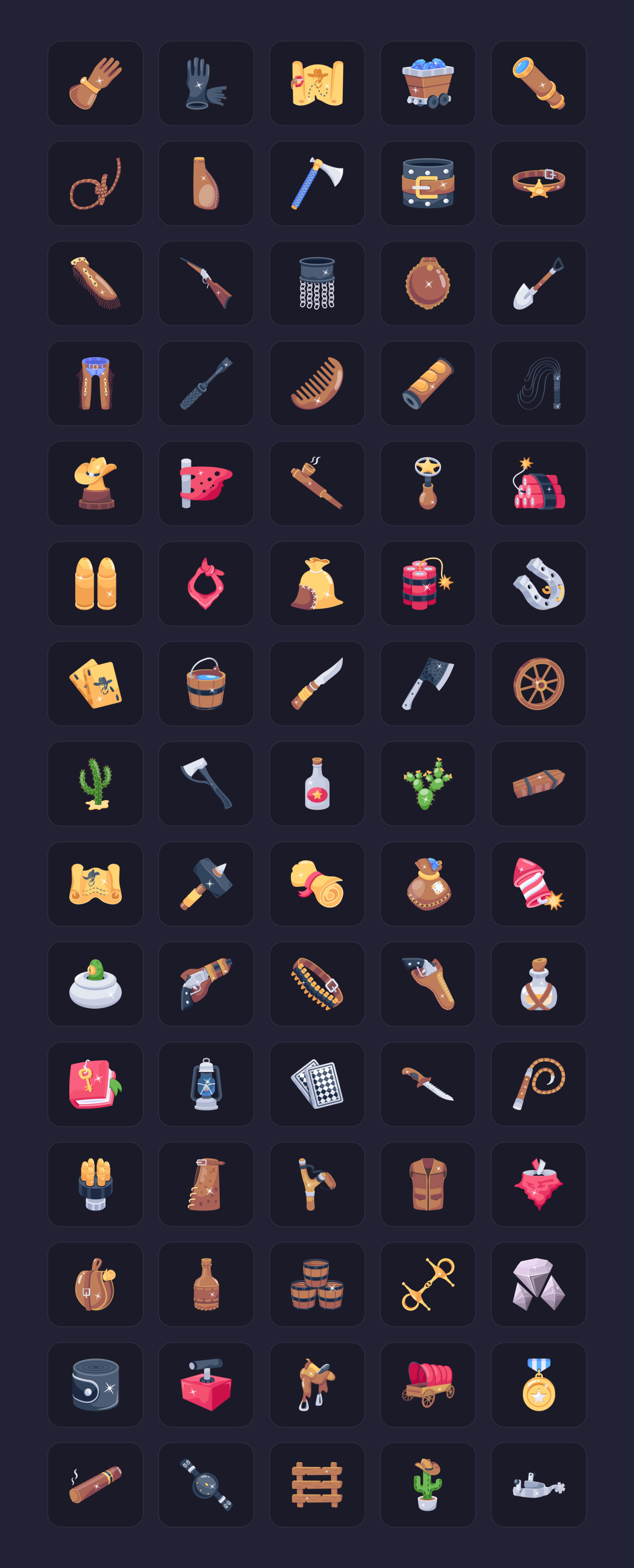 Cowboy Icon Pack Cowboy Icon Pack