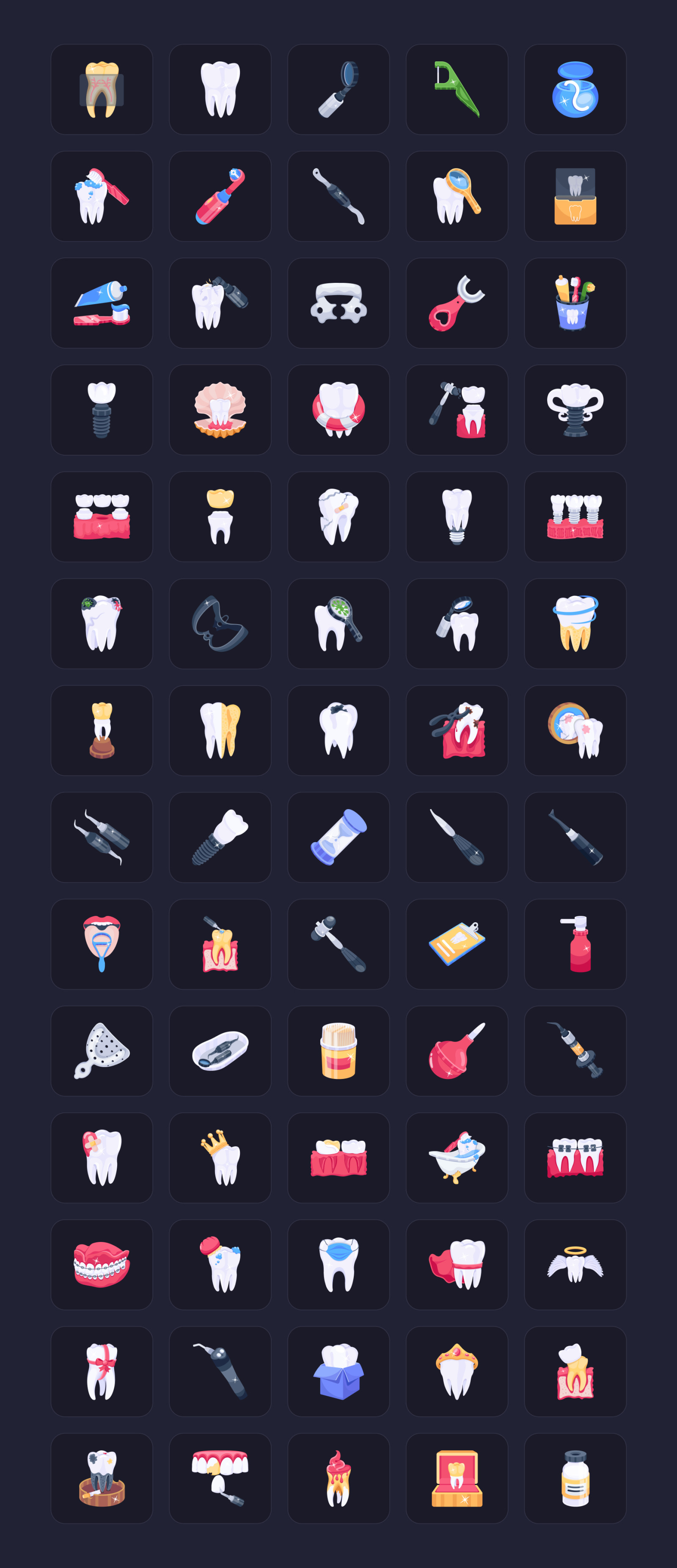Dental Icons Dental Icons