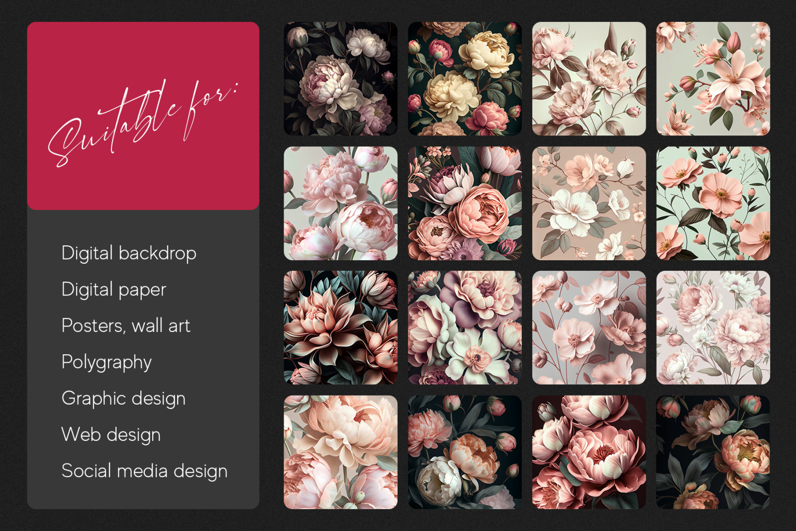 Aesthetic Big Flowers Texture Pack Aesthetic Big Flowers Texture Pack