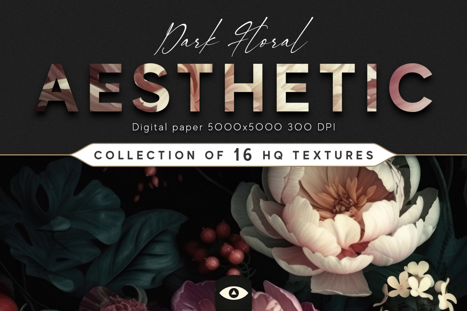 Dark Floral Aesthetic Texture Pack