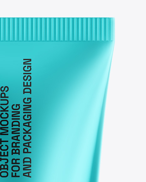 Metallic Cosmetic Tube Mockup