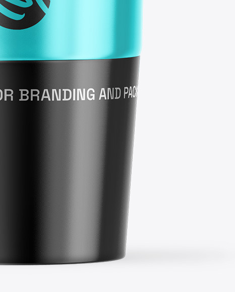 Metallic Cosmetic Tube Mockup