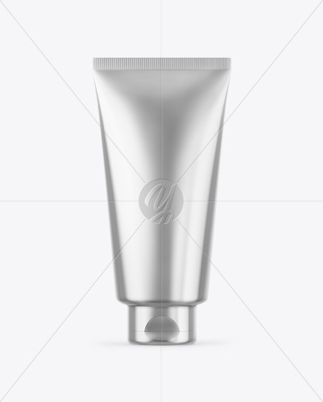 Metallic Cosmetic Tube Mockup