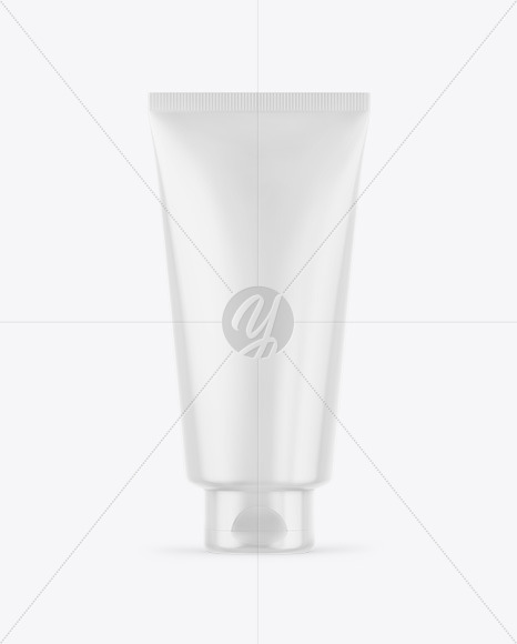 Glossy Cosmetic Tube Mockup