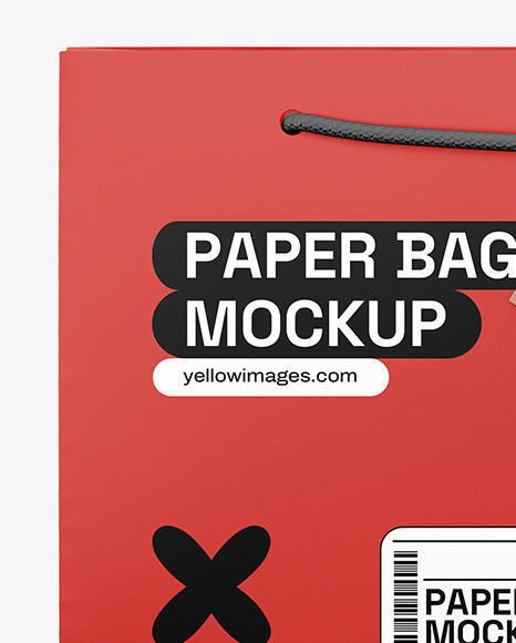 Paper Shopping Bag Mockup