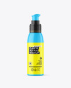 Matte Cosmetic Bottle with Pump Mockup Matte Cosmetic Bottle with Pump Mockup