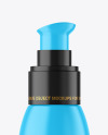 Matte Cosmetic Bottle with Pump Mockup Matte Cosmetic Bottle with Pump Mockup