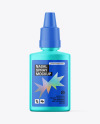 Matte Metallic Nasal Spray Bottle Mockup