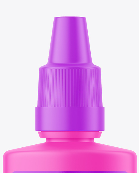 Matte Nasal Spray Bottle Mockup