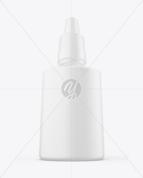 Matte Nasal Spray Bottle Mockup