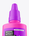 Matte Nasal Spray Bottle Mockup