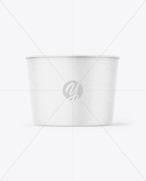 Kraft Paper Ice Cream Cup Mockup