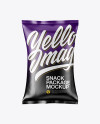 Matte Snack Package Mockup