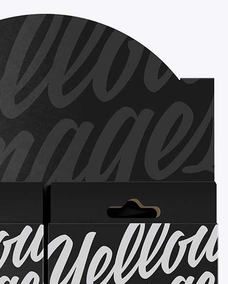 12 Boxes Pack Mockup - Front View 12 Boxes Pack Mockup - Front View