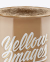 Turmeric Latte Glass Mockup Turmeric Latte Glass Mockup