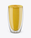 Turmeric Latte Glass Mockup Turmeric Latte Glass Mockup