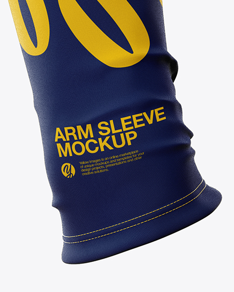 Arm Sleeve Mockup - Half Side View