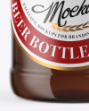 500ml Amber Beer Bottle With Swing Top Mockup