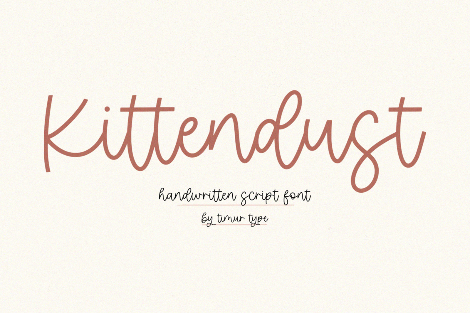 Kittendust Fonts