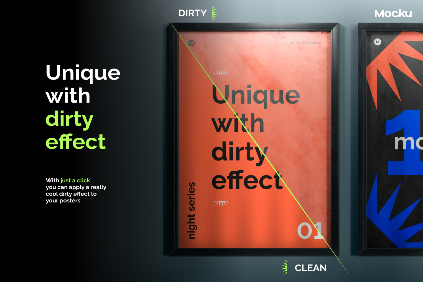 Advertising mockups - Night series Advertising mockups - Night series