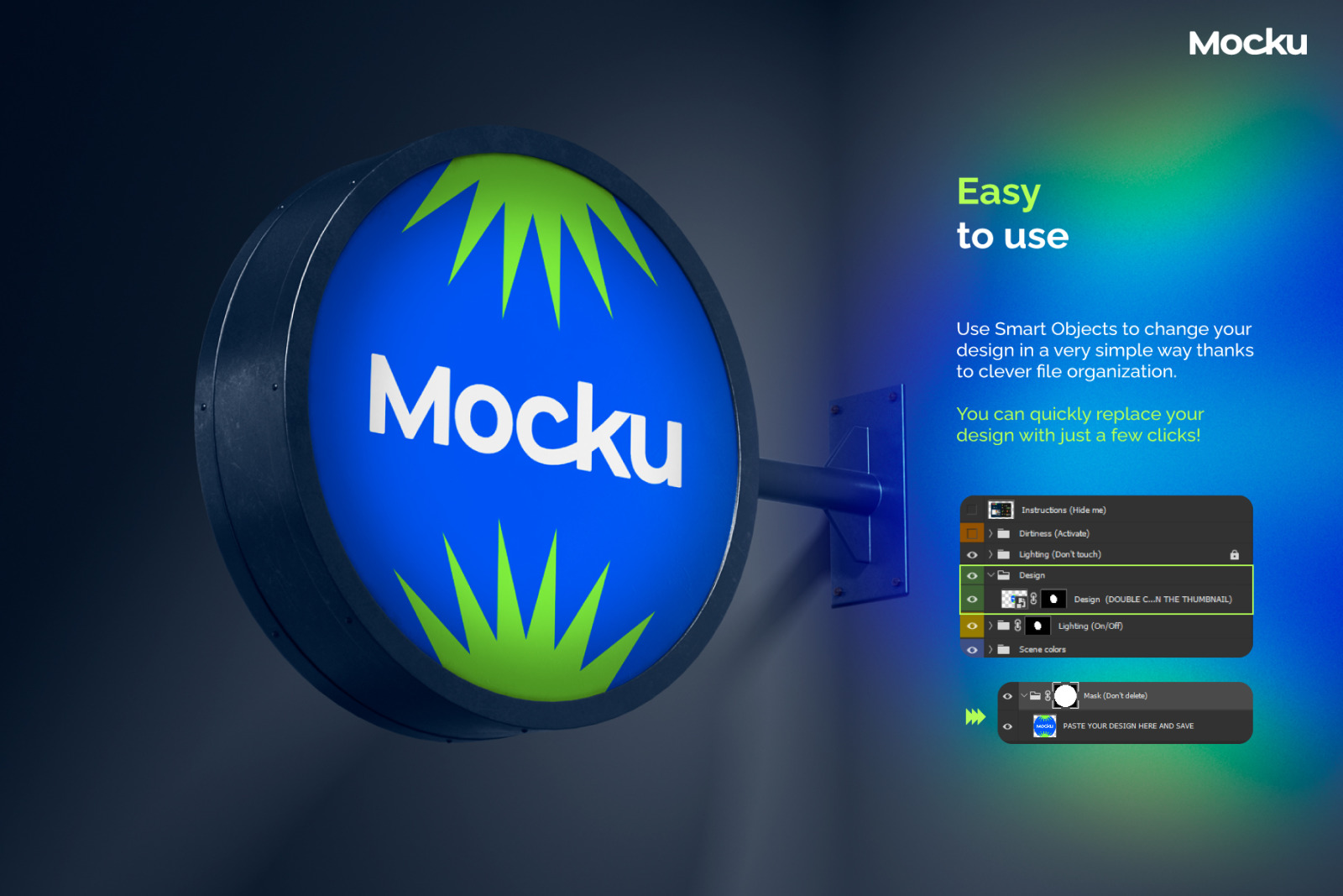 Advertising mockups - Night series Advertising mockups - Night series