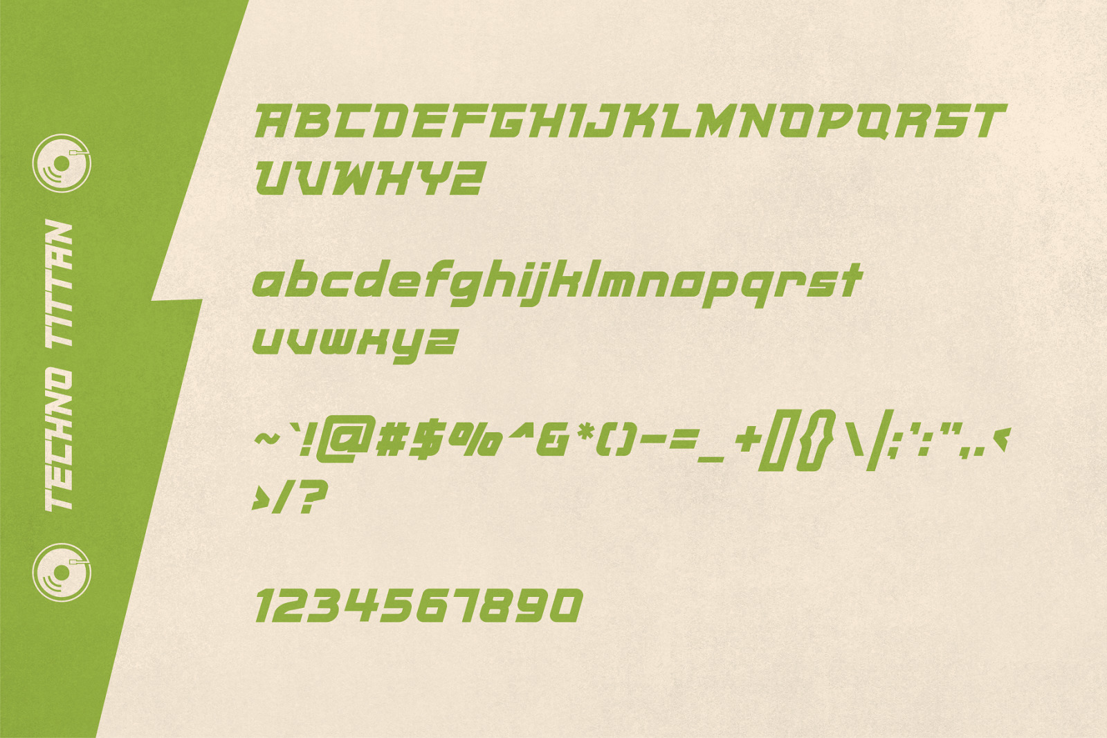 Techno Titan Font Techno Titan Font