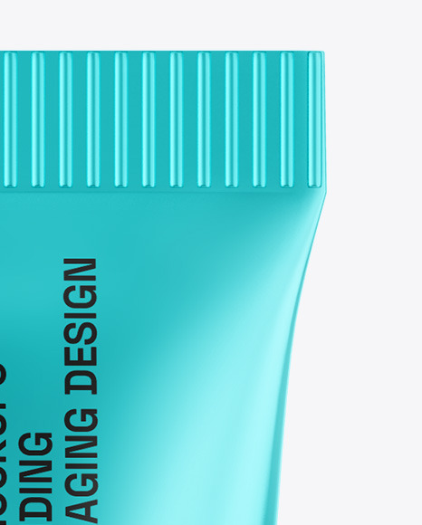 Metallic Cosmetic Tube Mockup