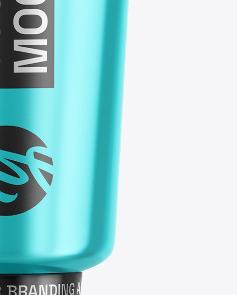 Metallic Cosmetic Tube Mockup