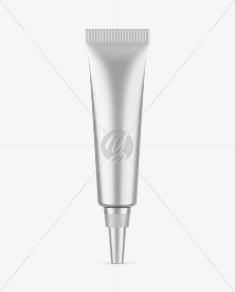 Matte Metallic Cosmetic Tube Mockup