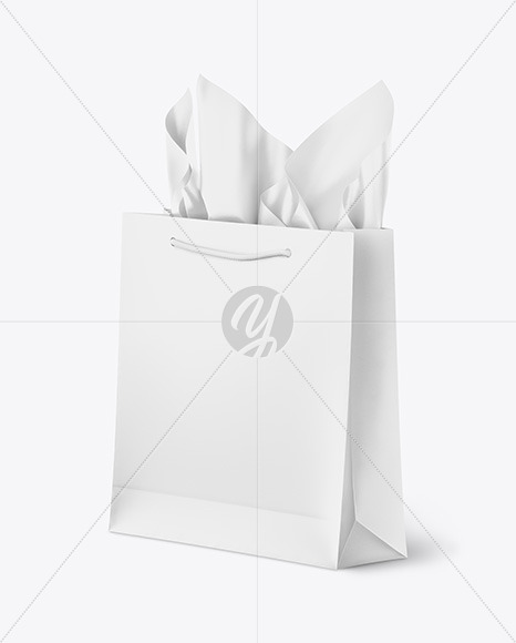 Paper Shopping Bag Mockup