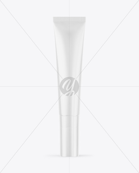 Glossy Cosmetic Tube Mockup