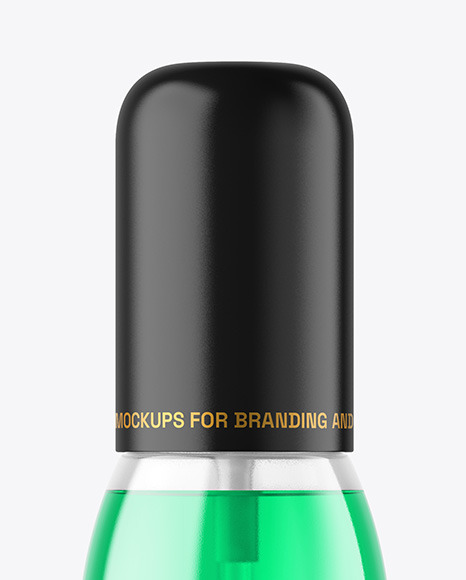 Color Liquid Cosmetic Bottle with Pump Mockup Color Liquid Cosmetic Bottle with Pump Mockup