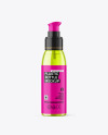Color Plastic Cosmetic Bottle with Pump Mockup Color Plastic Cosmetic Bottle with Pump Mockup