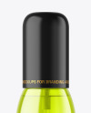 Color Plastic Cosmetic Bottle with Pump Mockup Color Plastic Cosmetic Bottle with Pump Mockup