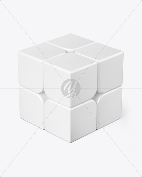 Rubik&#039;s Cube 2x2 Mockup