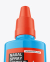 Glossy Nasal Spray Bottle Mockup