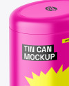 Matte Tin Can Mockup