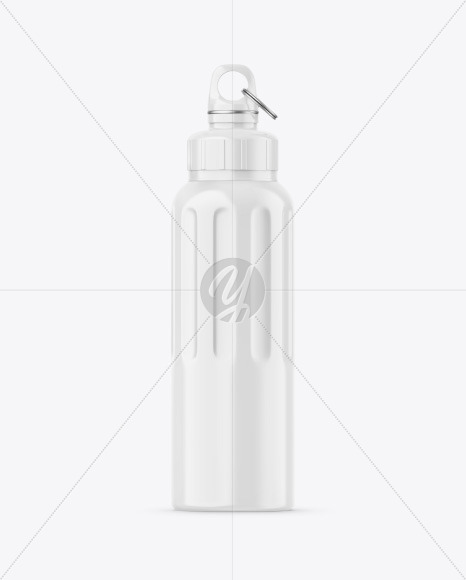 Glossy Water Bottle Mockup