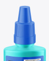 Matte Metallic Nasal Spray Bottle Mockup