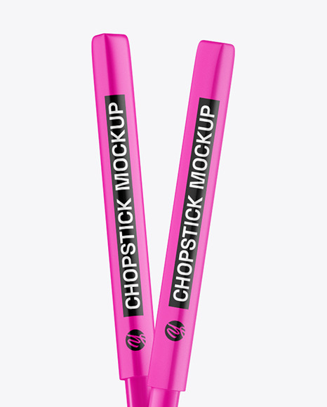 Matte Chopsticks Mockup Matte Chopsticks Mockup