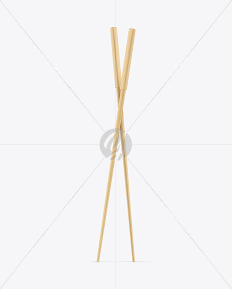 Wood Chopsticks Mockup