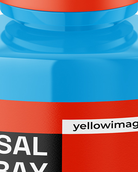 Glossy Nasal Spray Bottle Mockup