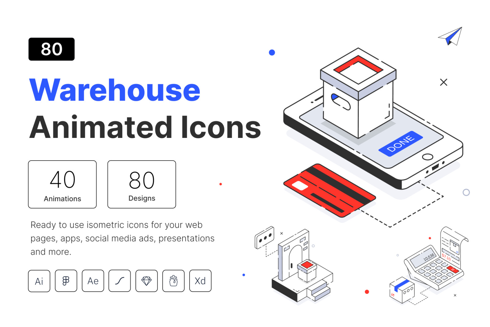 Animated Warehouse Icons