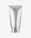 Metallic Cosmetic Tube Mockup