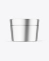 Metallic Cosmetic Jar Mockup Metallic Cosmetic Jar Mockup